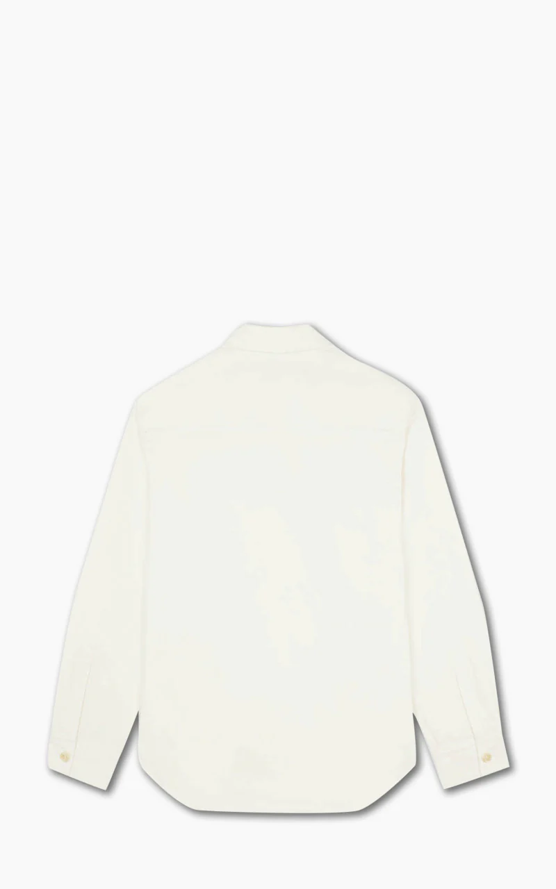 Maison Kitsuné Snaps Overshirt Milky White - Image 10