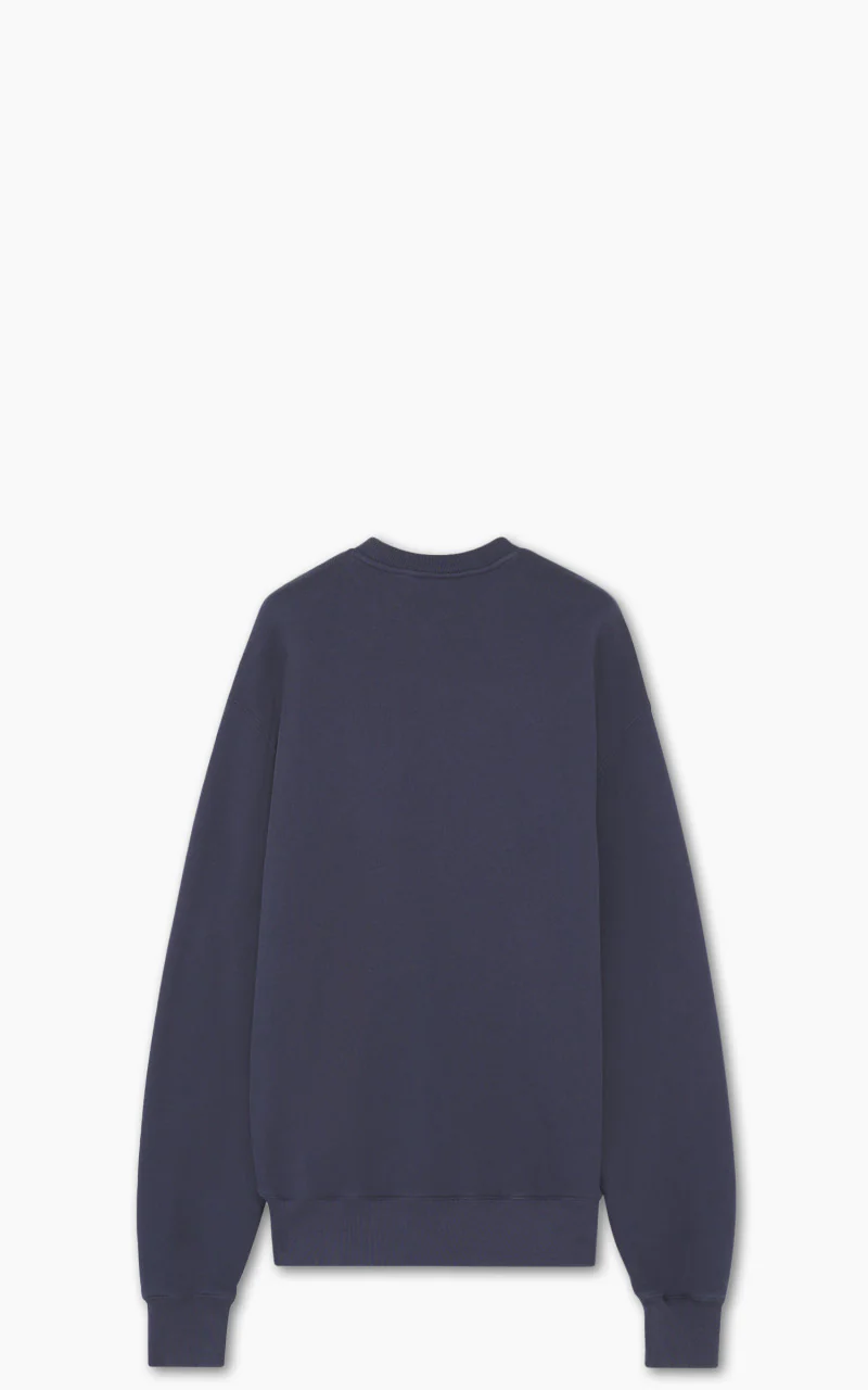 Maison Kitsuné Speedy Fox Patch Comfort Sweatshirt Ink Blue - Image 3