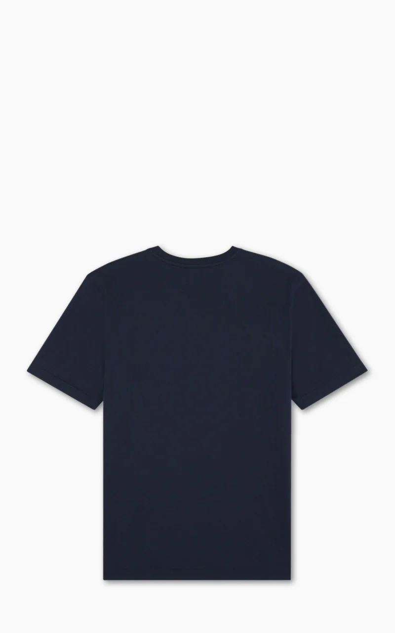 Maison Kitsuné Speedy Fox Patch Comfort T-Shirt Ink Blue - Image 4