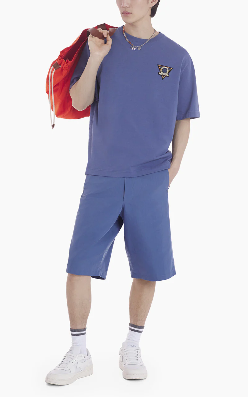 Maison Kitsuné Surf Collage Oversize T-Shirt Storm Blue - Image 2
