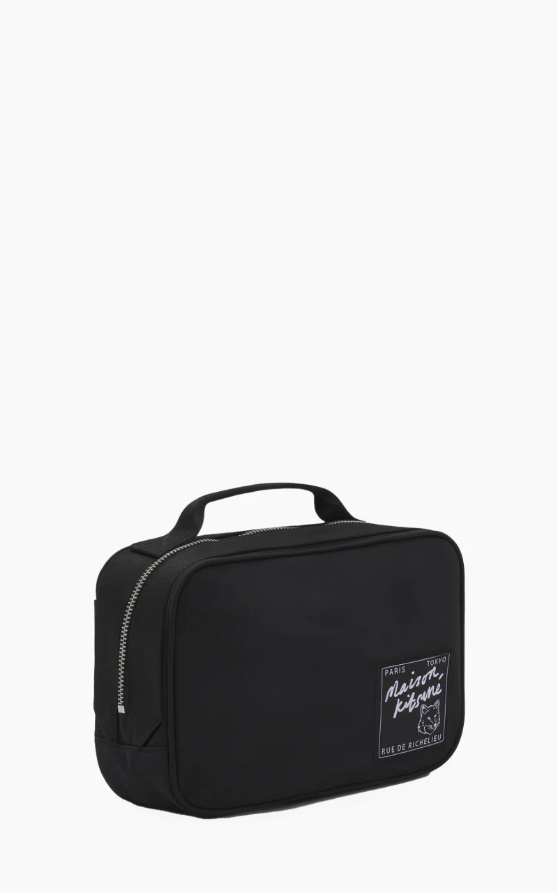 Maison Kitsuné The Traveller Bumbag Black - Image 3