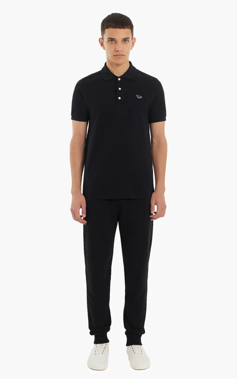 Maison Kitsuné Tricolor Fox Patch Classic Jog Pants Black - Image 3