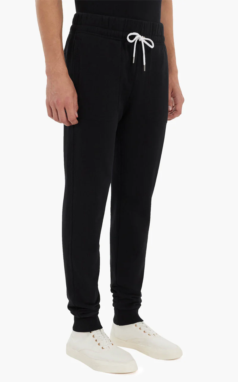 Maison Kitsuné Tricolor Fox Patch Classic Jog Pants Black - Image 4