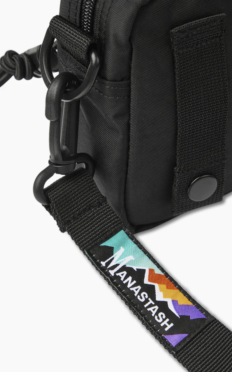 Manastash Attachable Shoulder Bag Black - Image 5