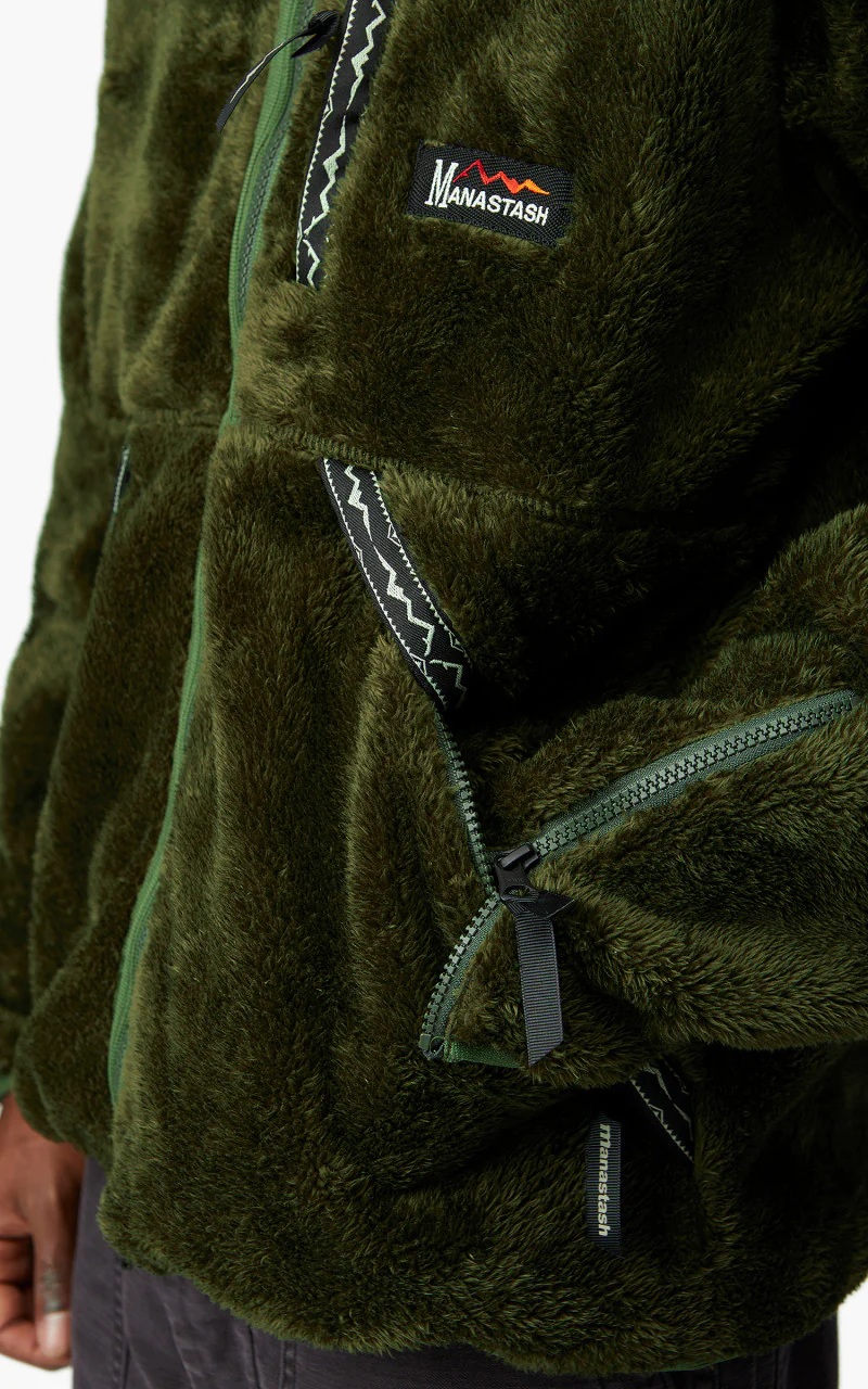 Manastash Bigfoot Jacket 22 Olive - Image 10