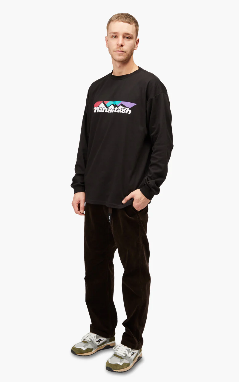 Manastash Chillimesh L/S Tee Scheme Logo Black - Image 4