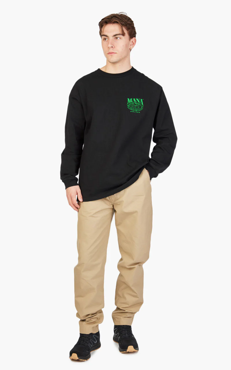 Manastash CiTEE Airlines L/S Tee Black - Image 4