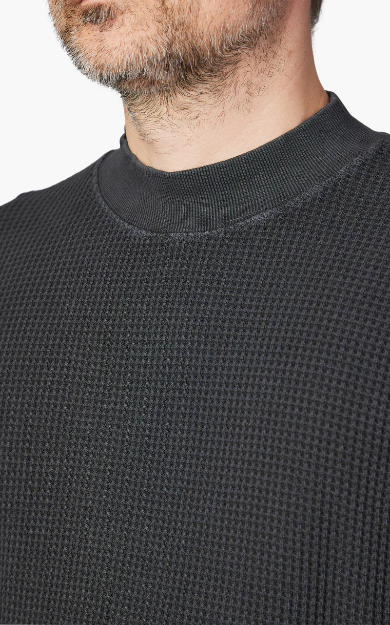 Manastash Heavy Snug Thermal Mock Neck Black - Image 6