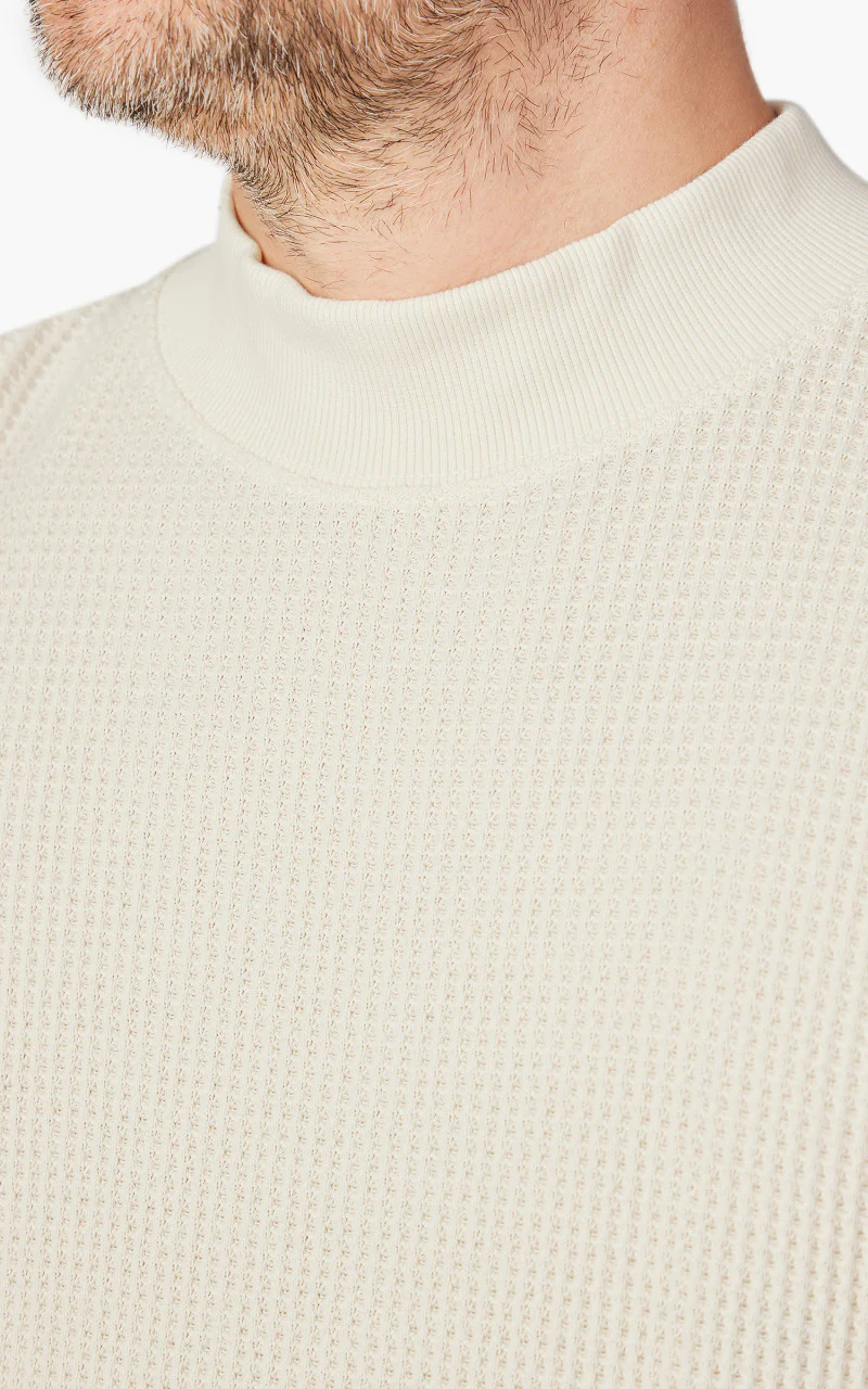 Manastash Heavy Snug Thermal Mock Neck Natural - Image 6