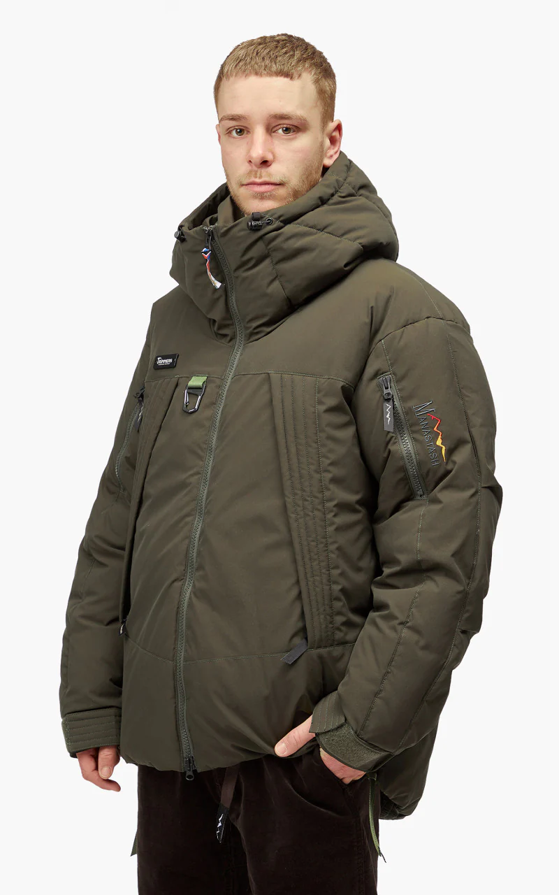 Manastash Monster 700 Jacket Olive - Image 5