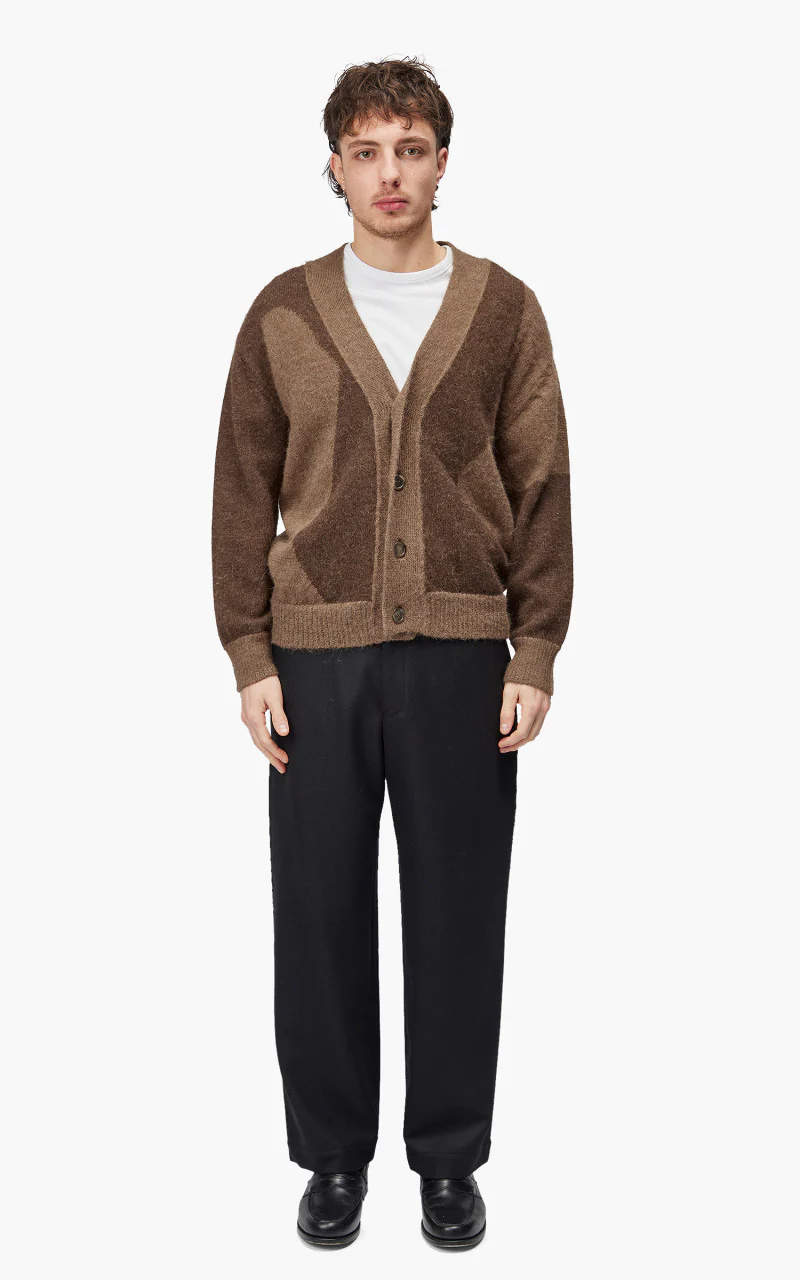 Markaware Alpaca Cardigan Natural Brown - Image 2