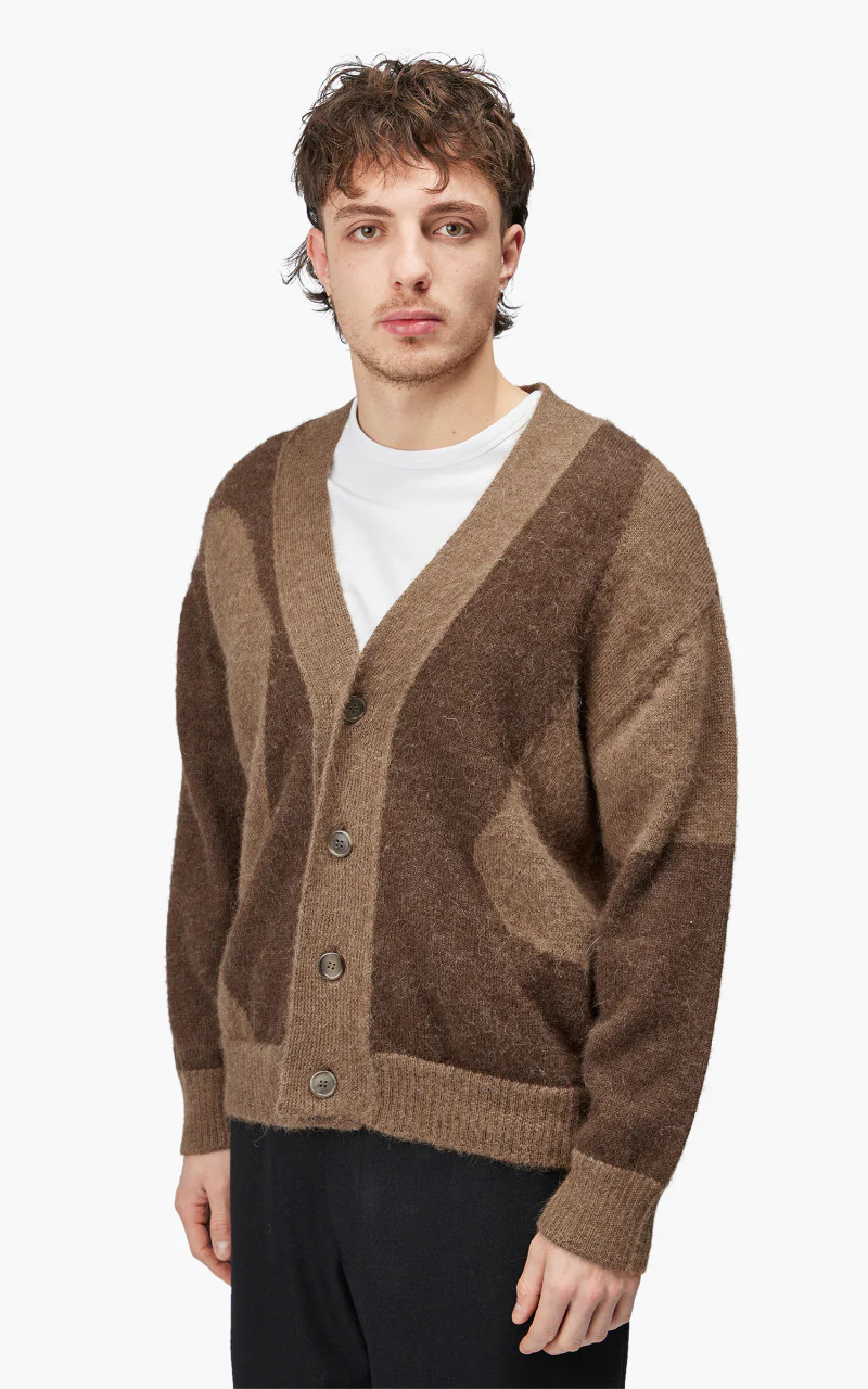 Markaware Alpaca Cardigan Natural Brown - Image 3