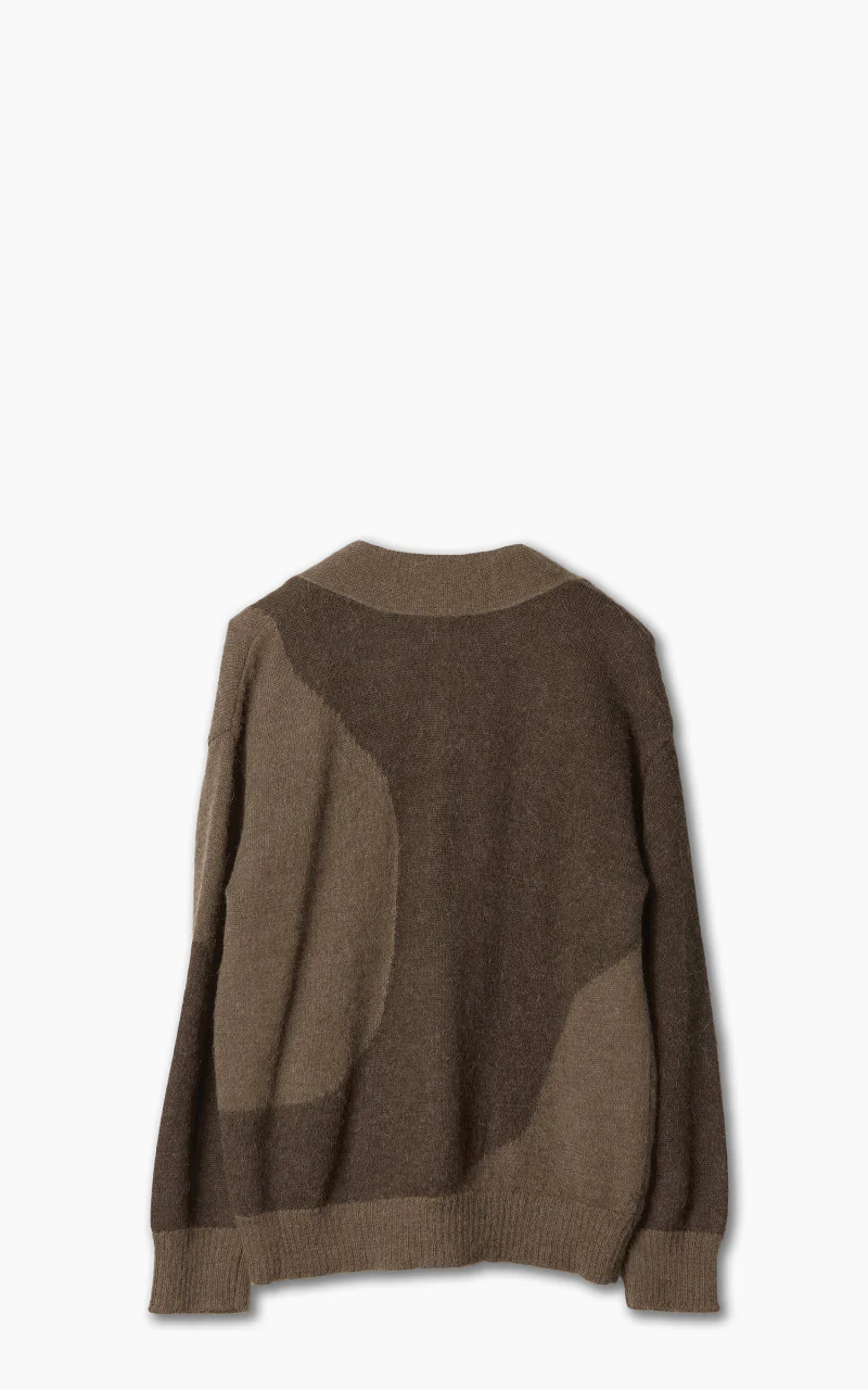 Markaware Alpaca Cardigan Natural Brown - Image 4