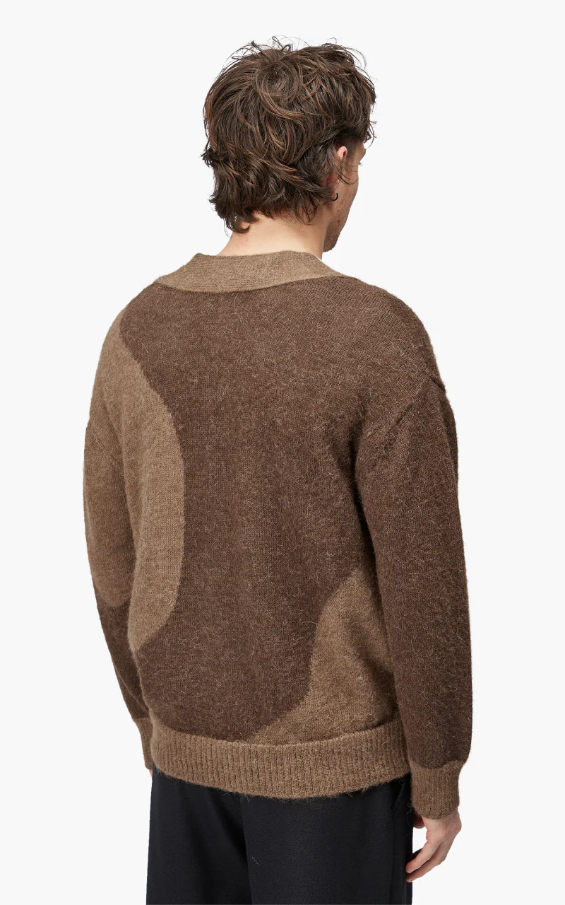 Markaware Alpaca Cardigan Natural Brown - Image 5