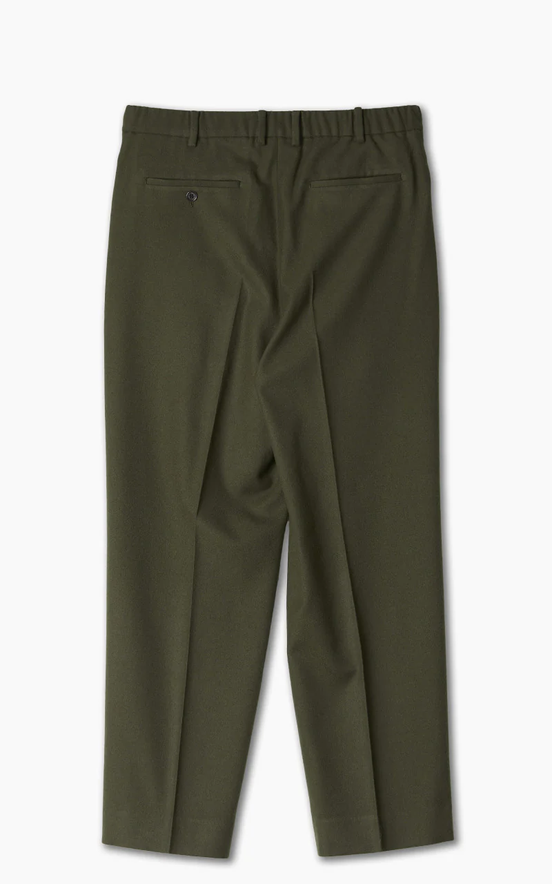 Markaware Double Pleated Trousers Olive - Image 4