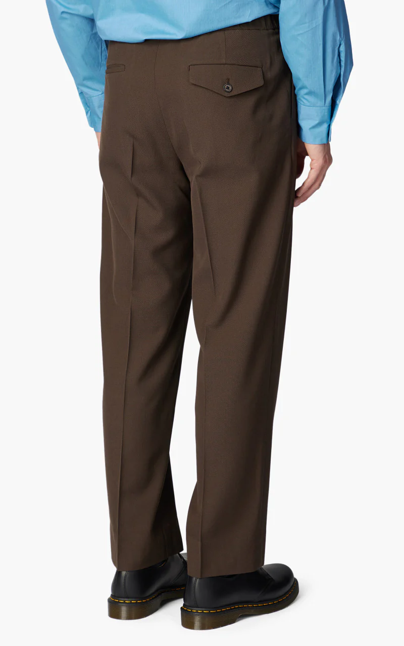 Markaware Flat Front Trouser Brown Khaki - Image 5