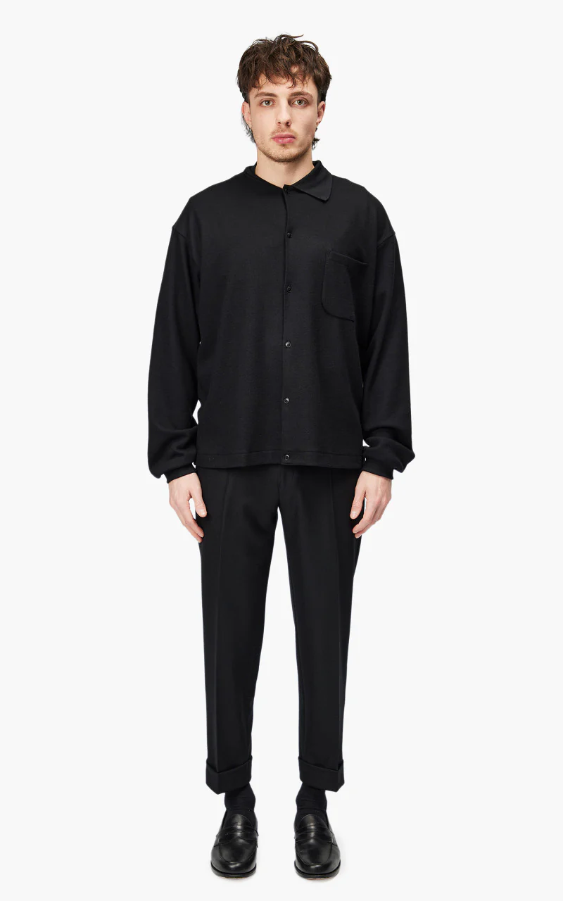 Markaware Flat Tapered Trousers Black - Image 2