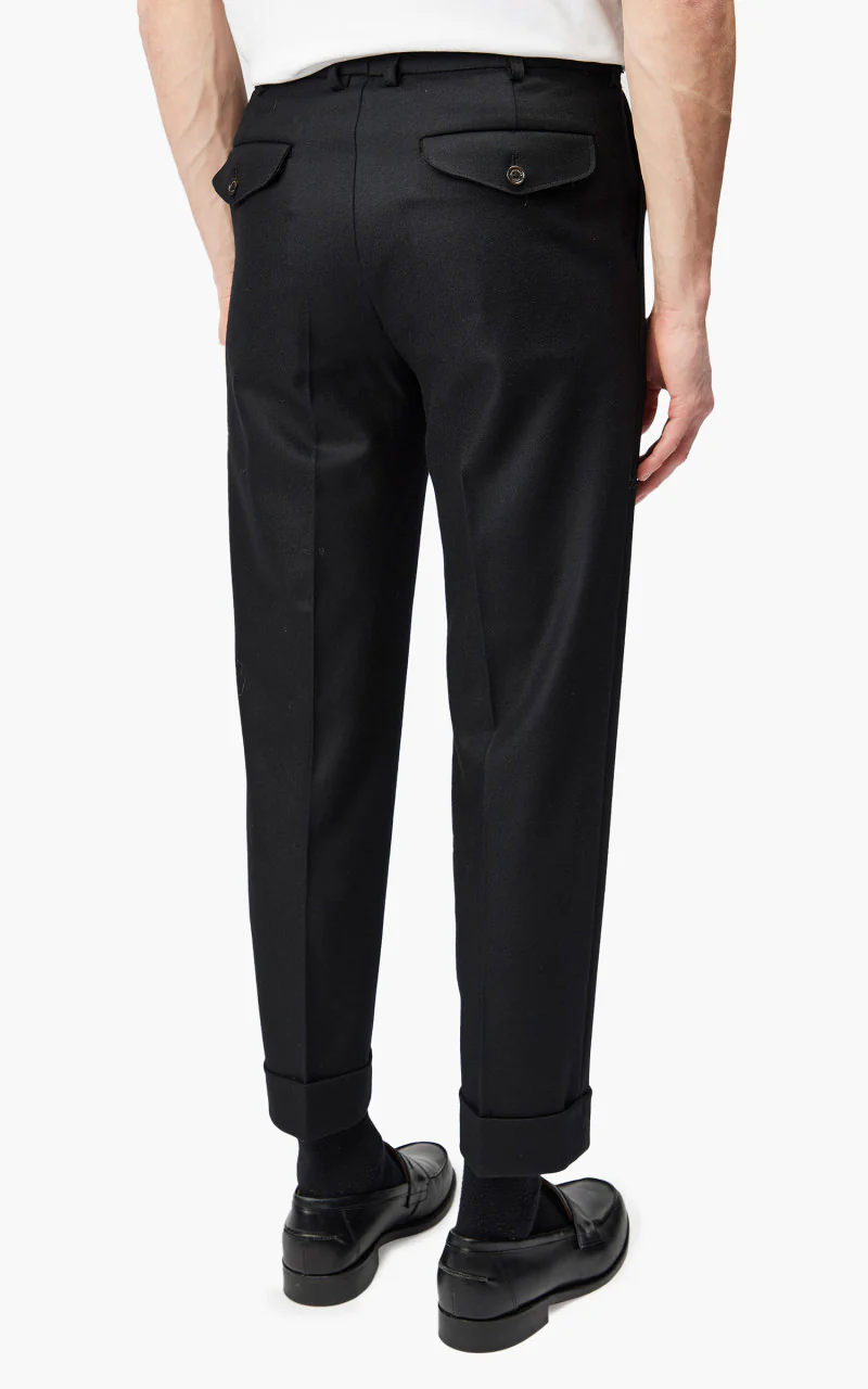 Markaware Flat Tapered Trousers Black - Image 5