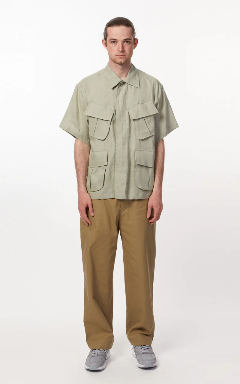 Markaware Jungle Fatigue S/S Hemp Shirt Sage - Image 2