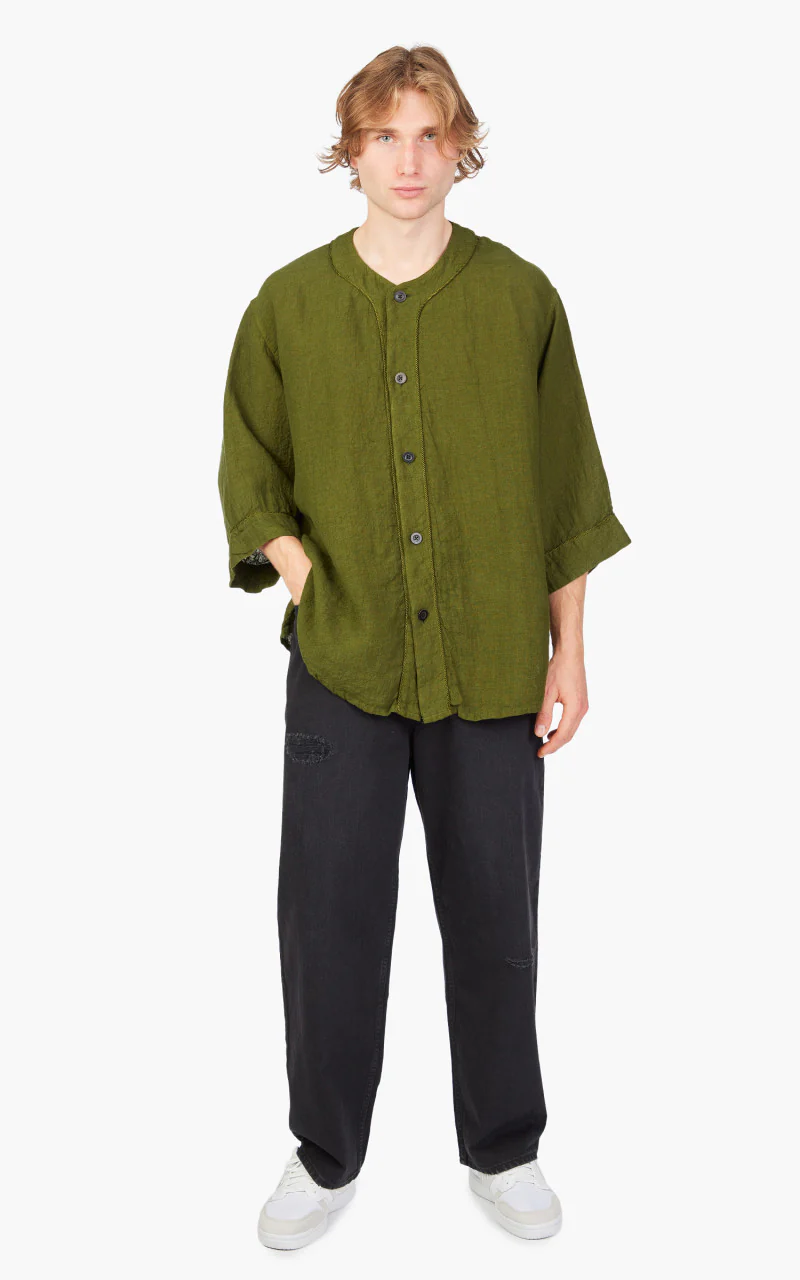 Markaware 'Marka' Baseball Shirt Green - Image 2