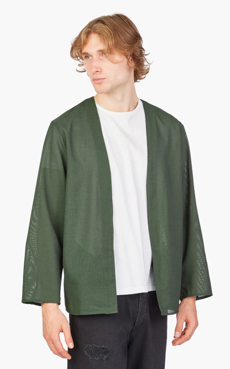 Markaware 'Marka' Minimalist Cardigan Olive - Image 3
