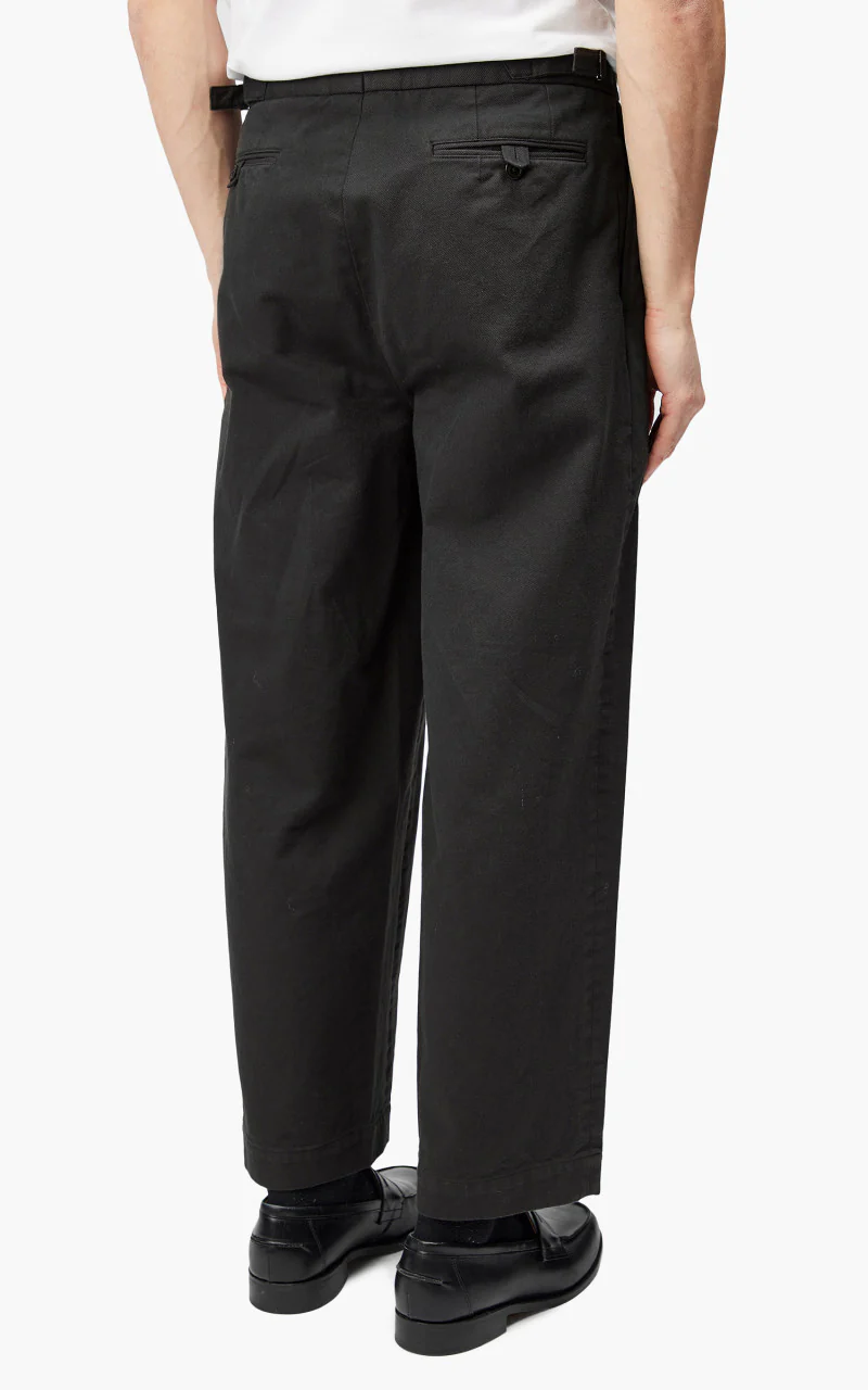 Markaware 'Marka' Officer Pants 2-Tuck Wide Charcoal - Image 5