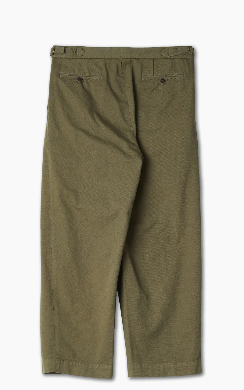 Markaware 'Marka' Officer Pants 2-Tuck Wide Khaki - Image 4