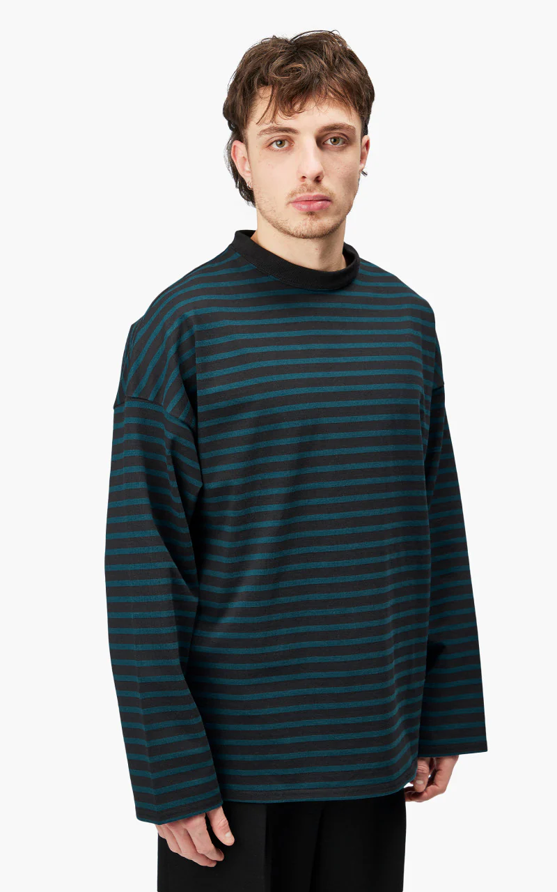 Markaware 'Marka' Oversize Tee L/S Black/Blue - Image 6