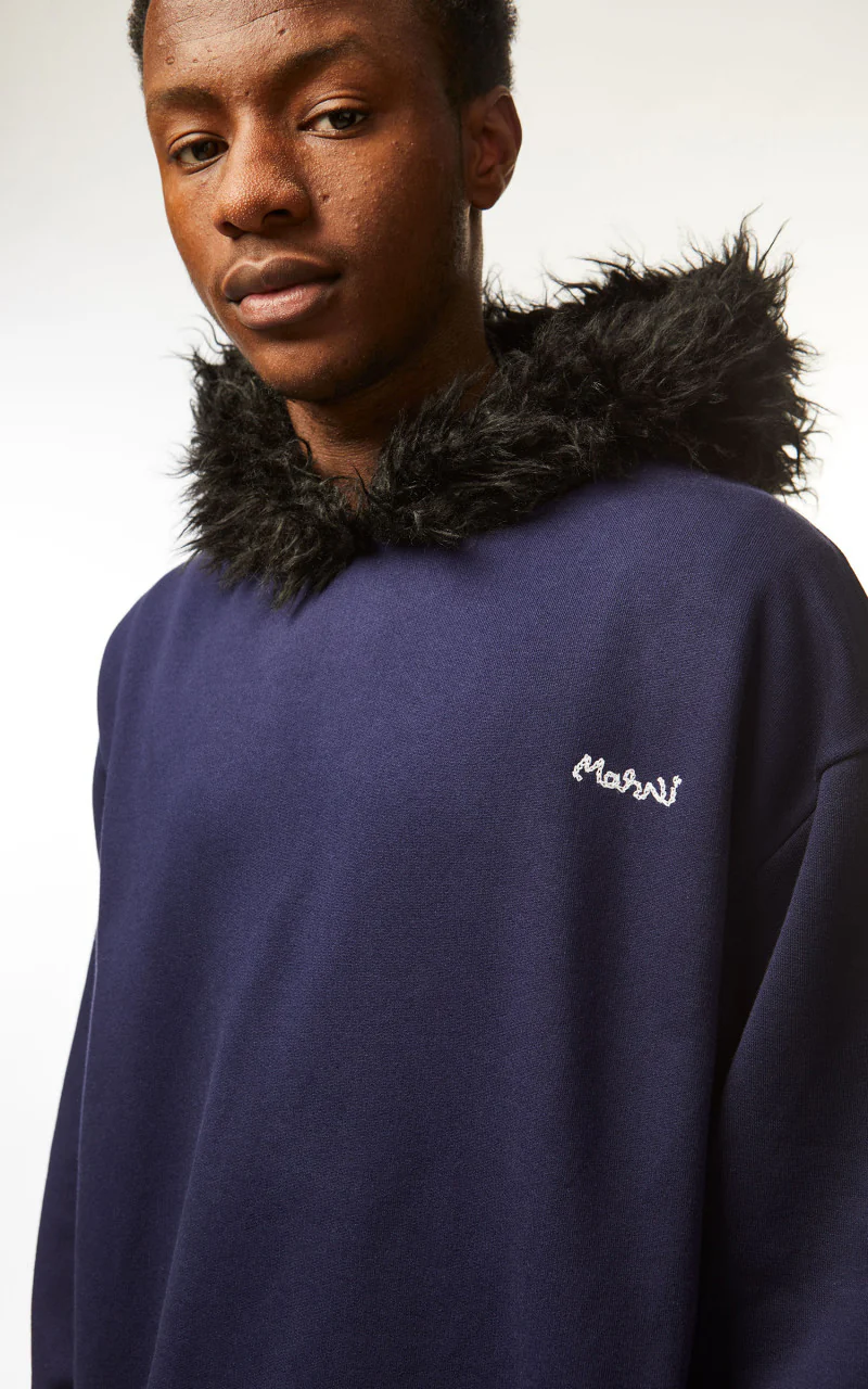 Marni Brushed Sweatshirt Ink - Image 13