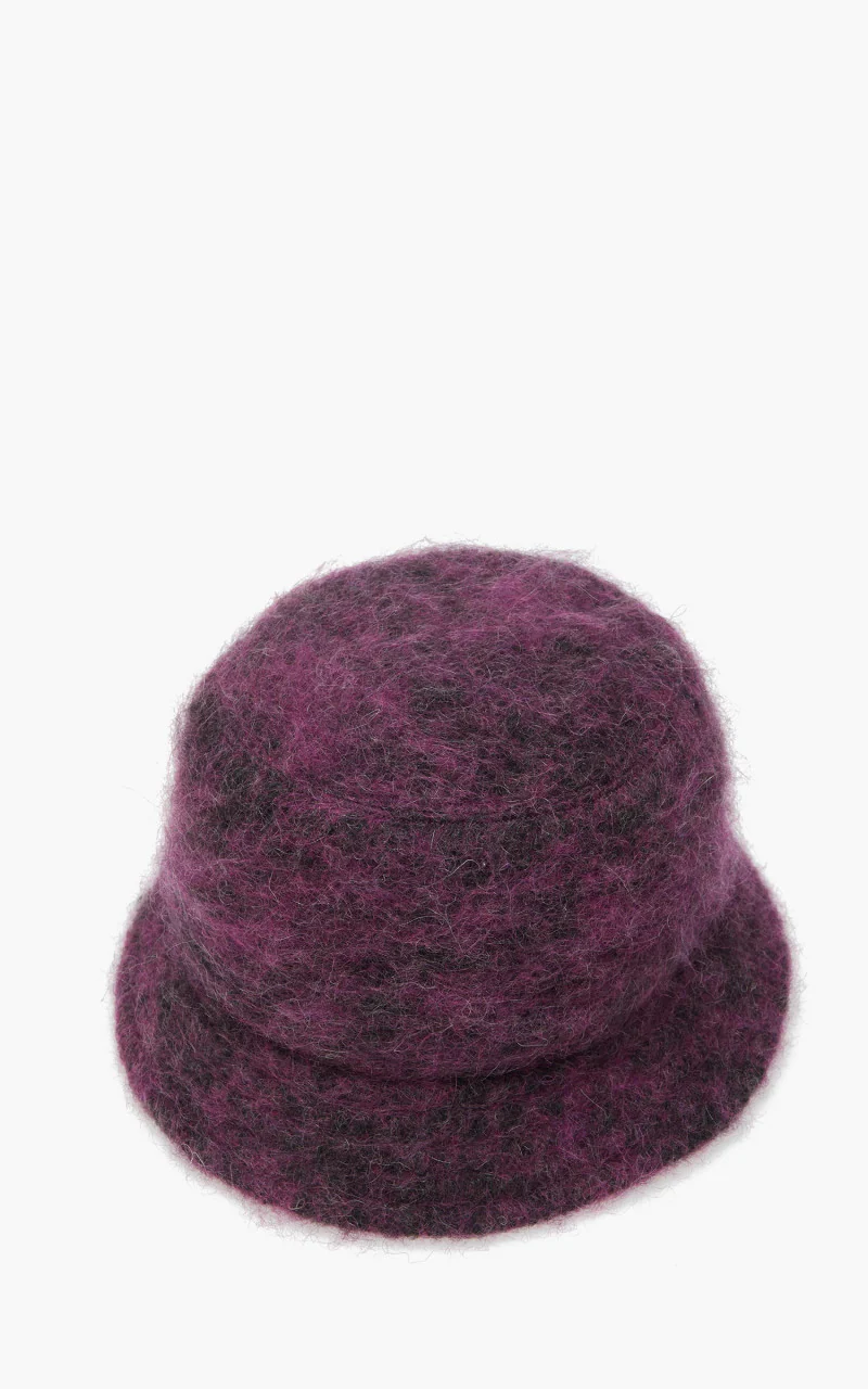 Marni Bucket Hat Brushed Wool Dry Rose - Image 2