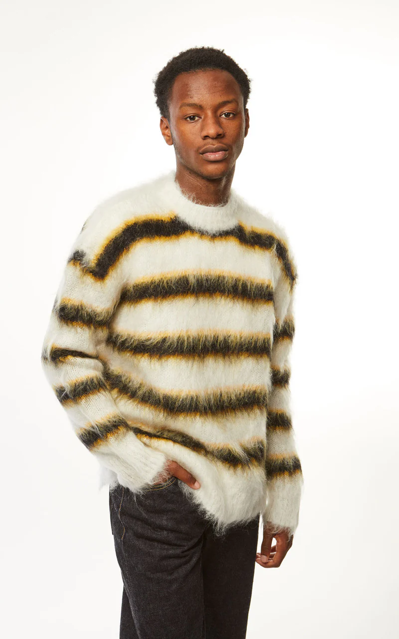 Marni Fuzzy Wuzzy Brushed Mohair Sweater Lilly White - Image 10