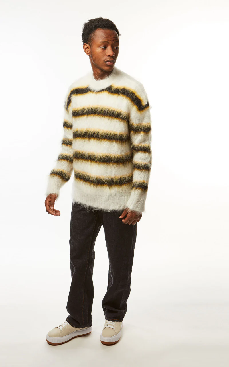 Marni Fuzzy Wuzzy Brushed Mohair Sweater Lilly White - Image 5