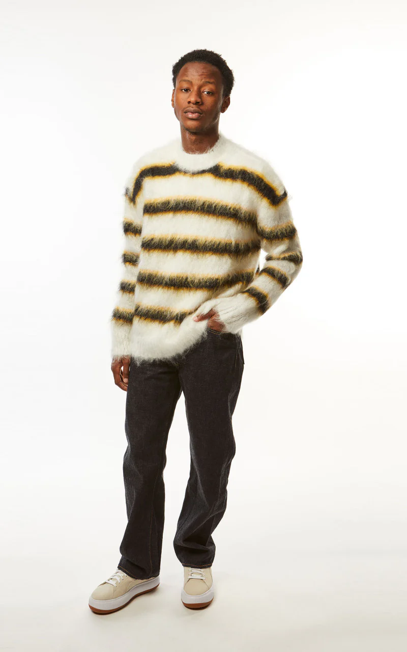 Marni Fuzzy Wuzzy Brushed Mohair Sweater Lilly White - Image 7
