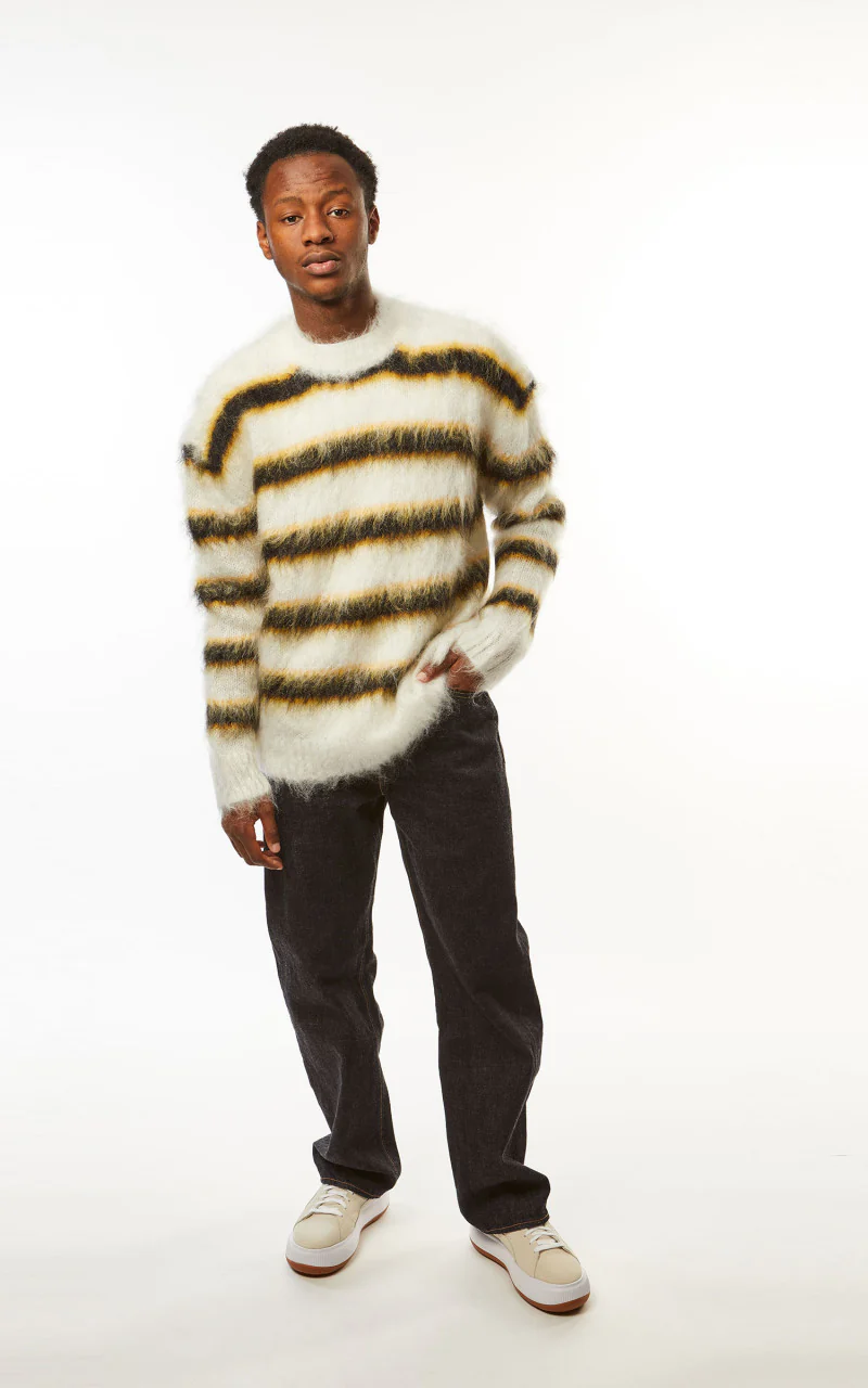 Marni Fuzzy Wuzzy Brushed Mohair Sweater Lilly White - Image 8