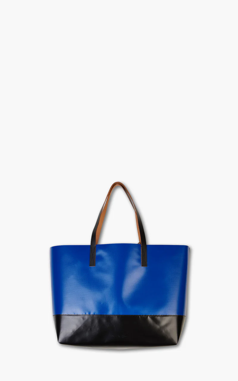 Marni Tribeca Shopping Bag Royal Blue/Black/Black - Image 2