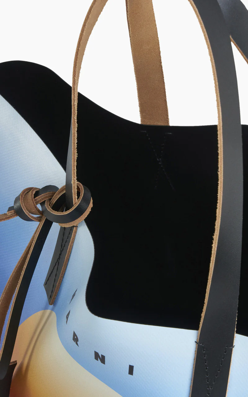 Marni Tribeca Shopping Bag Sunrise Print - Image 4