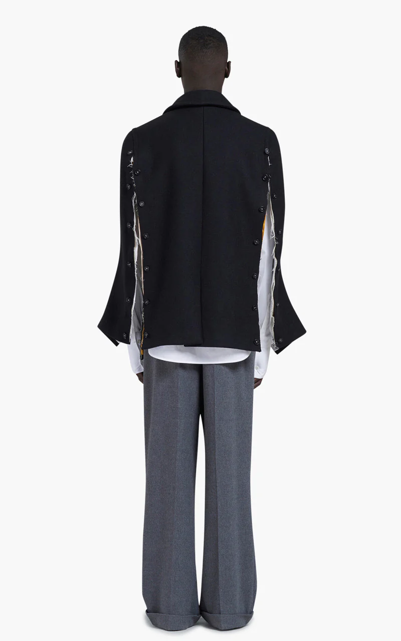 Marni Wool Coat Black - Image 4