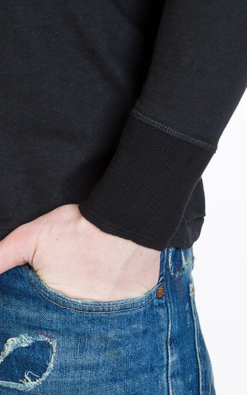 Merz b. Schwanen 102 Longsleeve Henley Black - Image 6