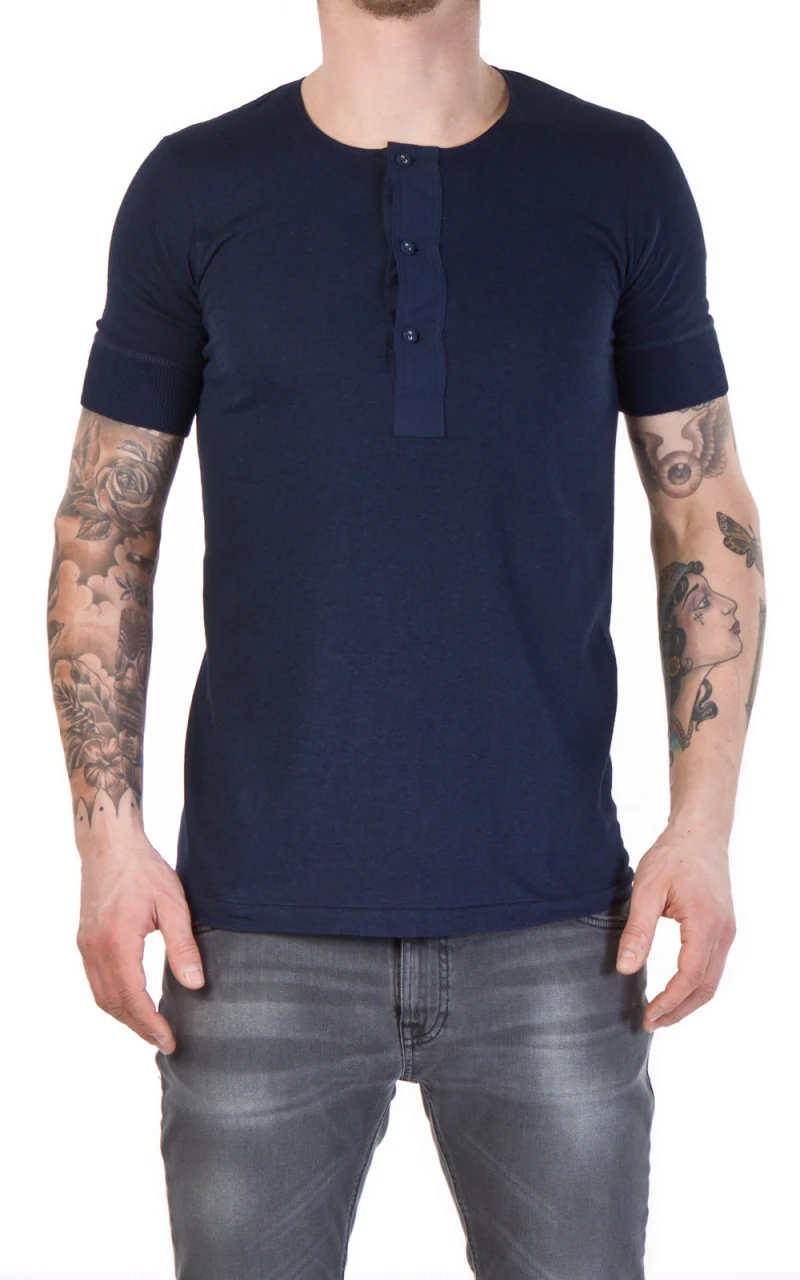 Merz b. Schwanen 103 Henley Ink Blue - Image 3