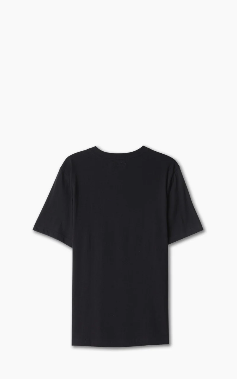 Merz b. Schwanen 1940s Loopwheeled Tee Black - Image 2