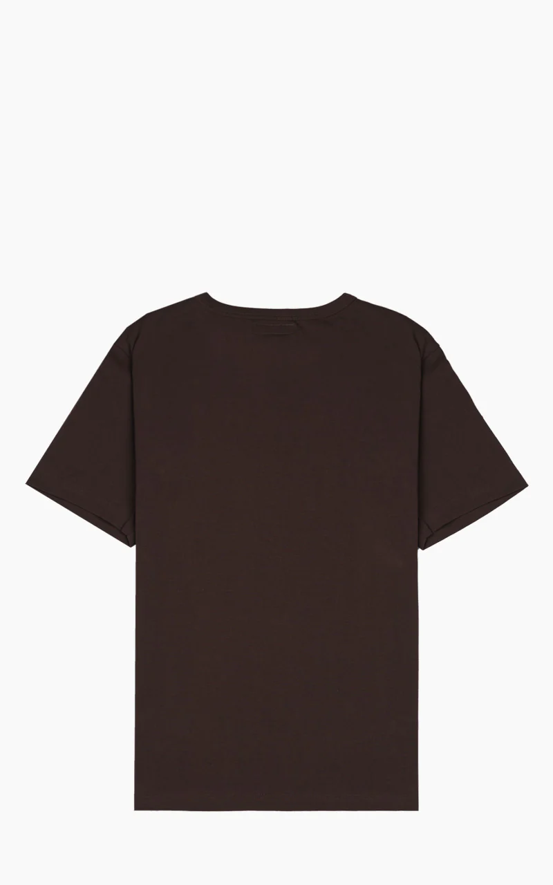 Merz b. Schwanen 1950s Crew Neck Tee Coffee - Image 3
