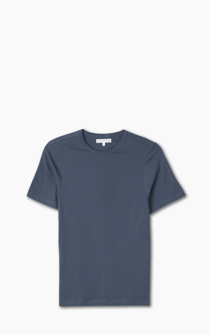 Merz b. Schwanen 1950s Crew Neck Tee Mineral Blue