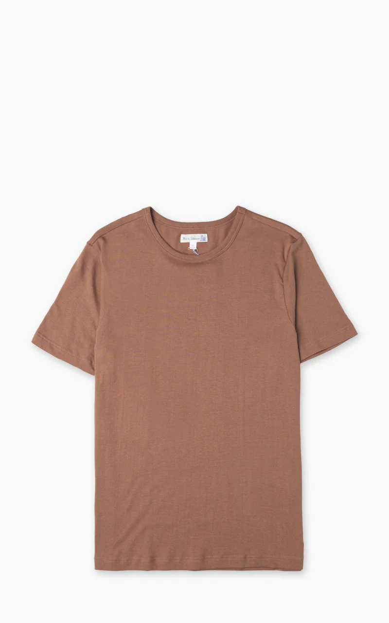 Merz b. Schwanen 1950s Crew Neck Tee Nut