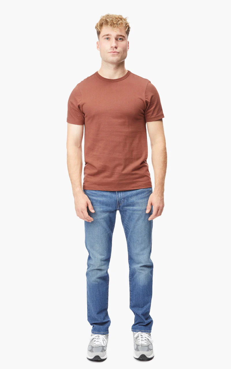 Merz b. Schwanen 1950s Crew Neck Tee Tan - Image 2