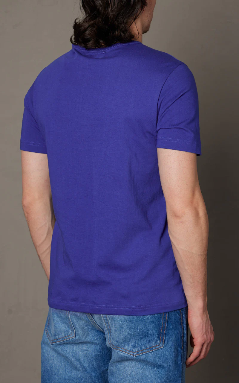 Merz b. Schwanen 1950s Crew Neck Tee Vintage Blue - Image 6