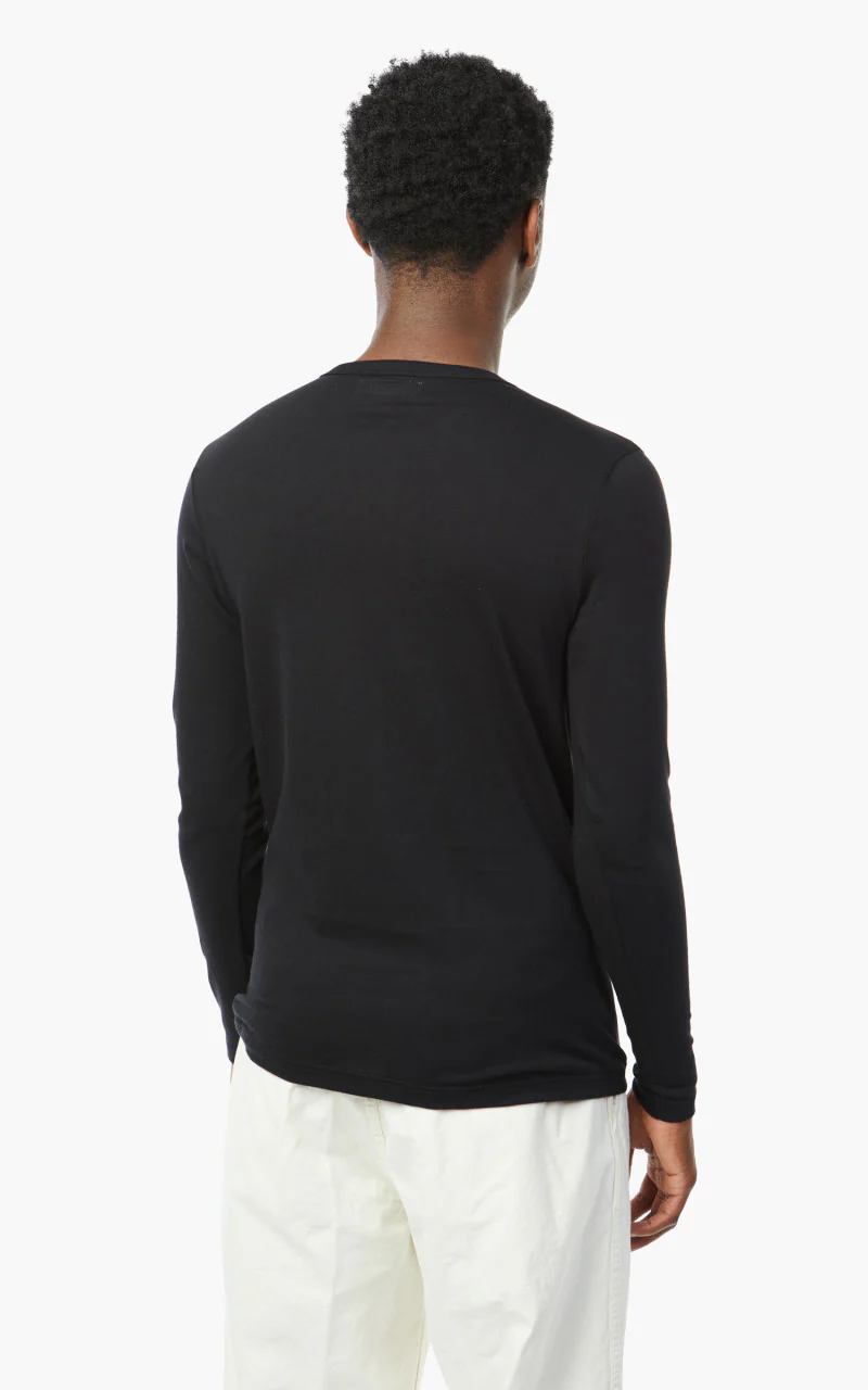 Merz b. Schwanen 1950sLS Tee Deep Black - Image 4