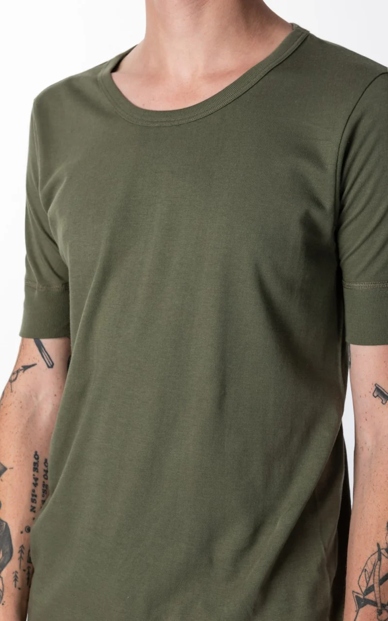 Merz b. Schwanen 1960s Army Tee Army - Image 5