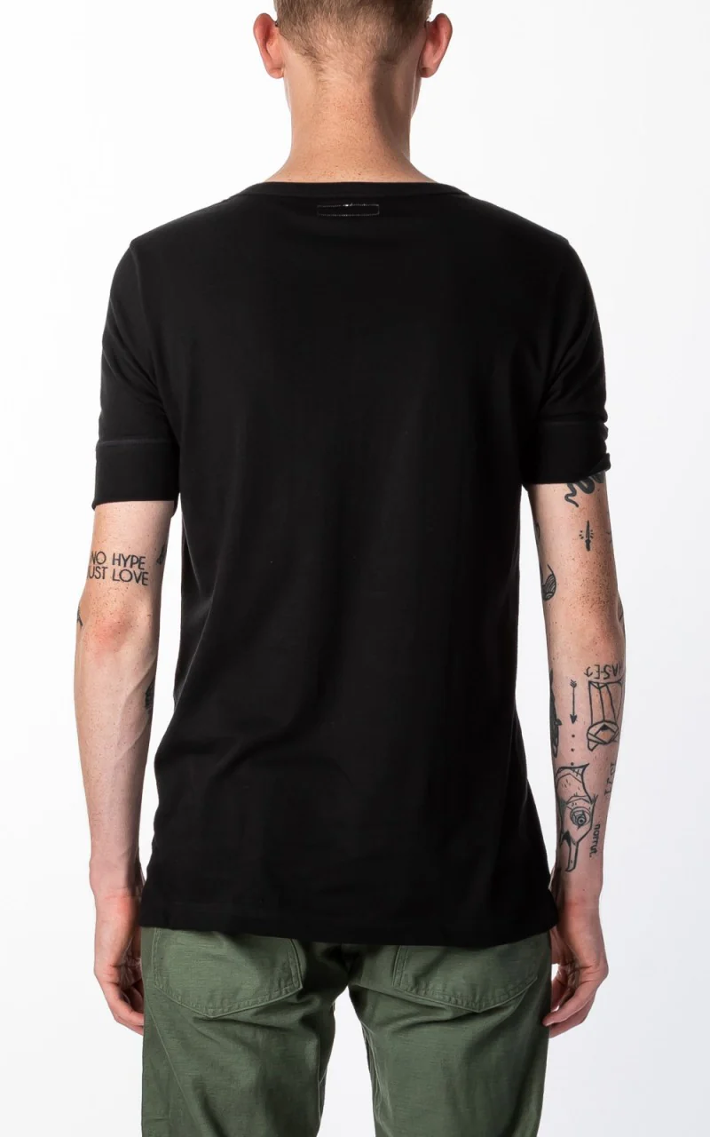 Merz b. Schwanen 1960s Army Tee Black - Image 5