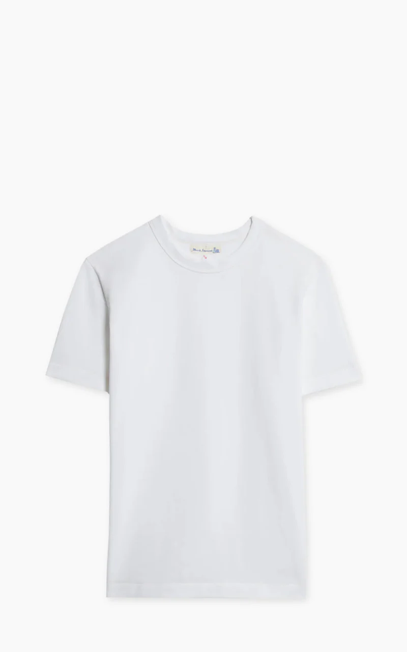 Merz b. Schwanen 214 Crew Neck Tee White