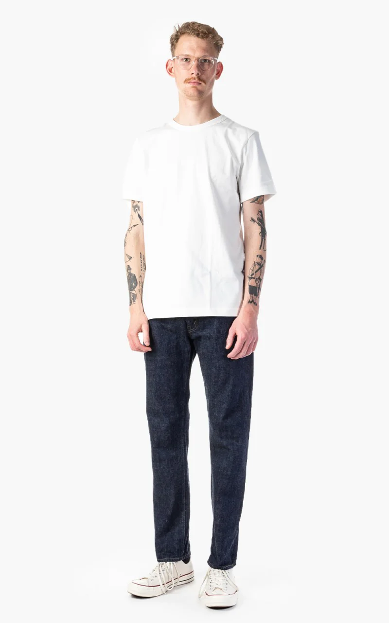 Merz b. Schwanen 214 Crew Neck Tee White - Image 2